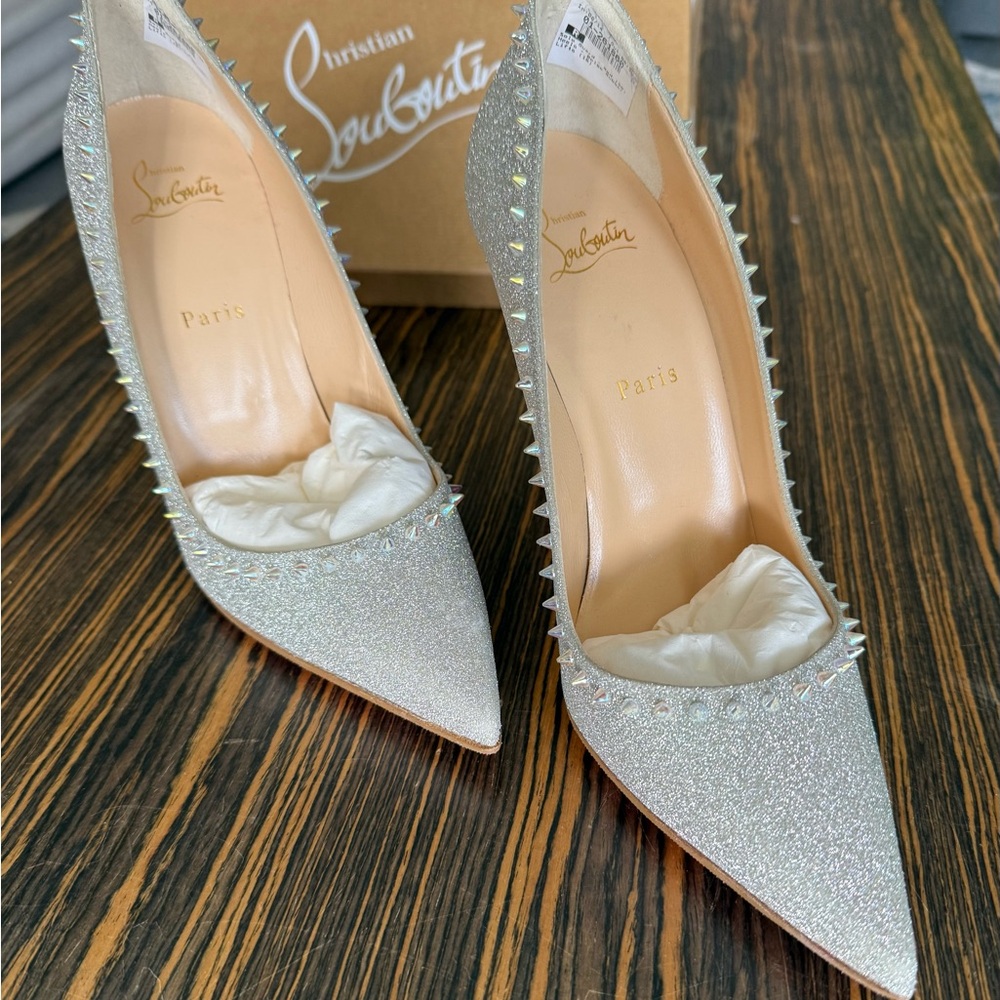NWT sz 10.5, Anjalina 100 Glitter Sunset